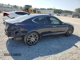 2019 Genesis G70 3.3T Advanced with VIN KMTG74LE0KU044182, listed as a Copart auction lot 71978584 with 86,519 mi miles and Salvage Title. Bid and sale history available at carsss.com. Image 3.