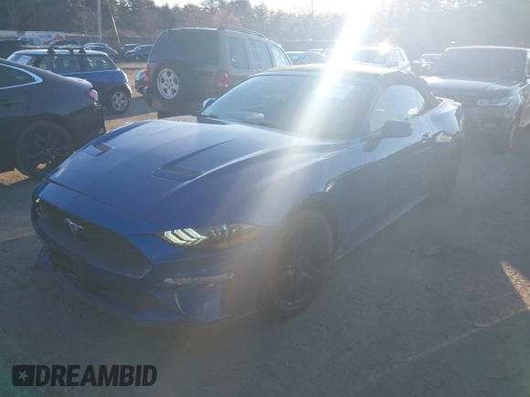 2018 Ford Mustang EcoBoost Premium with VIN 1FATP8UH1J5142908, listed as a IAAI auction lot 41912005 with 87,722 mi miles and . Bid and sale history available at DreamBid. Image 17.