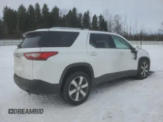 2018 Chevrolet Traverse LT Leather with VIN 1GNEVHKW7JJ203476, listed as a Copart auction lot 46107065 with 107,842 mi miles and Salvage Title. Bid and sale history available at carsss.com. Image 3.