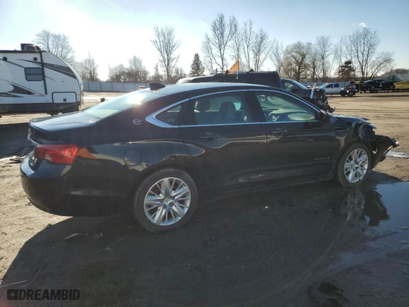 2017 Chevrolet Impala LS with VIN 1G11X5S3XHU211174, listed as a Copart auction lot 86561444 with 131,734 mi miles and Clean Title. Bid and sale history available at carsss.com. Image 3.
