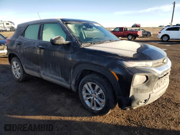 2022 Chevrolet TrailBlazer LS with VIN KL79MNSL8NB021266, listed as a Copart auction lot 47368505 with 60,996 mi miles and Clean Title. Bid and sale history available at carsss.com. Image 4.