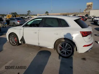 2021 Audi SQ5 Premium Plus with VIN WA1B4AFY4M2047052, listed as a Copart auction lot 78145574 with 28,672 mi miles and Salvage Title. Bid and sale history available at DreamBid. Image 2.