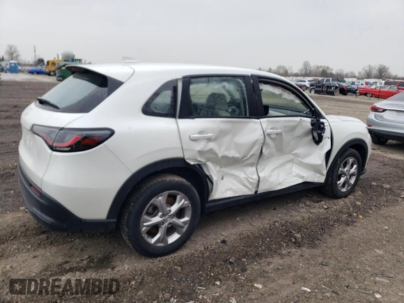 2024 Honda HR-V LX with VIN 3CZRZ2H31RM731676, listed as a Copart auction lot 54373325 with 9,848 mi miles and Salvage title. Bid and sale history available at DreamBid. Image 3.