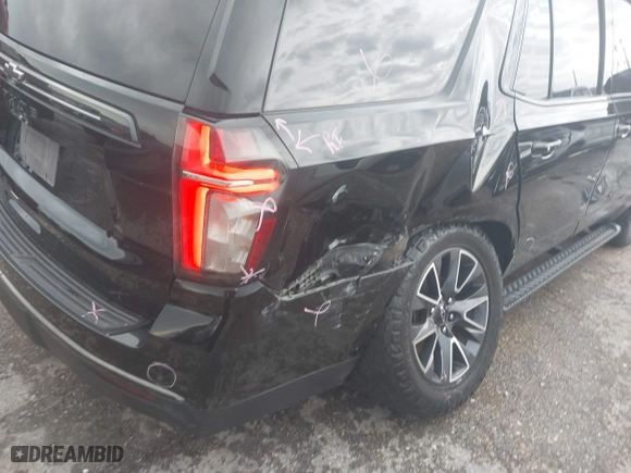 2021 Chevrolet Tahoe Z71 with VIN 1GNSKPKD5MR155986, listed as a IAAI auction lot 41870554 with 91,568 mi miles. Bid and sale history available at carsss.com. Image 6.