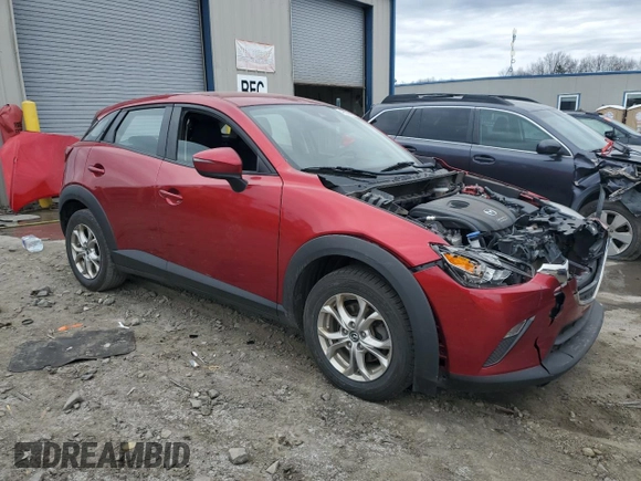 2019 Mazda CX-3 Sport with VIN JM1DKFB78K1452543, listed as a Copart auction lot 48328575 with 121,541 mi miles and Salvage Title. Bid and sale history available at carsss.com. Image 4.
