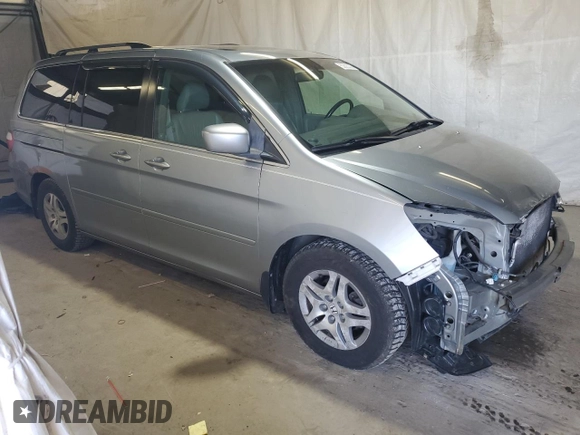 2006 Honda Odyssey EX-L with VIN 5FNRL38636B022576, listed as a Copart auction lot 53823335 with 140,516 mi miles and Salvage Title. Bid and sale history available at carsss.com. Image 4.
