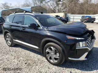 2022 Hyundai Santa Fe SEL with VIN 5NMS24AJ6NH469473, listed as a Copart auction lot 44717215 with 81,001 mi miles and Salvage Title. Bid and sale history available at carsss.com. Image 4.
