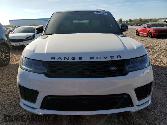 2022 Land Rover Range Rover Sport HST with VIN SALWS2RU7NA796472, listed as a Copart auction lot 84107624 with 44,218 mi miles and Salvage Title. Bid and sale history available at carsss.com. Image 5.