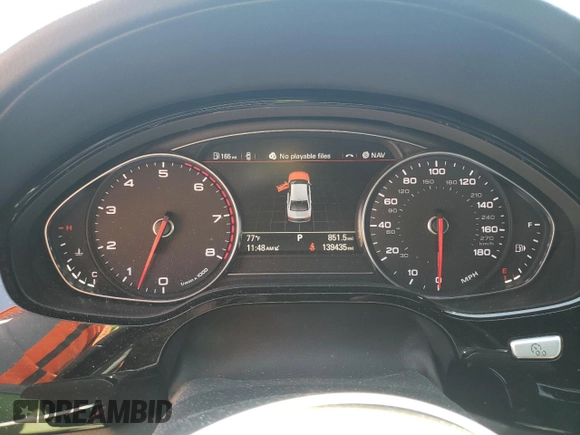 2016 Audi A8 Sport z VIN WAU43AFD7GN005425, wystawiony jako Copart lot #58781405 z przebiegiem 139 435 mil mil oraz Szkoda całkowita • Salvage title. Historia ofert i sprzedaży dostępna na DreamBid. Obrazek 9.