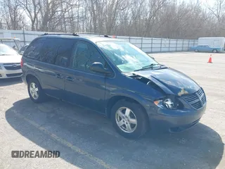 2007 Dodge Caravan SXT with VIN 1D4GP45R07B161443, listed as a IAAI auction lot 41829566 with 83,810 mi miles and . Bid and sale history available at carsss.com. Image 1.
