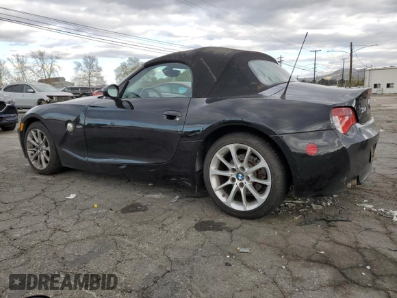 2008 BMW Z4 3.0i with VIN 4USBU33508LW74711, listed as a Copart auction lot 47768015 with 122,241 mi miles and Salvage title. Bid and sale history available at DreamBid. Image 2.