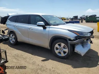 2021 Toyota Highlander L with VIN 5TDCZRAH8MS074491, listed as a Copart auction lot 60289405 with 54,589 mi miles and Salvage title. Bid and sale history available at DreamBid. Image 4.