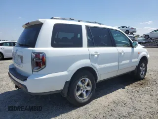 2008 Honda Pilot EX-L with VIN 5FNYF28758B010728, listed as a Copart auction lot 54992515 with 144,963 mi miles and Salvage Title. Bid and sale history available at DreamBid. Image 3.