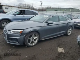 2018 Audi A5 Sportback Premium with VIN WAUDNCF57JA054802, listed as a Copart auction lot 41264124 with 109,449 mi miles. Bid and sale history available at carsss.com. Image 1.