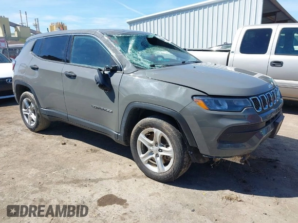 2023 Jeep Compass Sport с VIN 3C4NJDAN2PT525823, выставлен на аукционе IAAI как лот 41861831 с пробегом 39 405 миль миль и . История ставок и продаж доступна на DreamBid. Изображение 1.