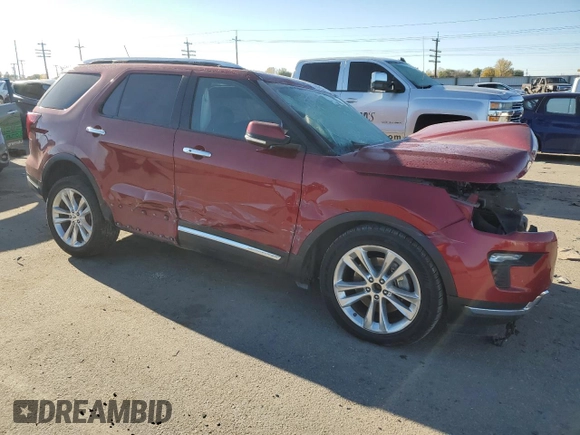 2019 Ford Explorer Limited z VIN 1FM5K7FH1KGB38836, wystawiony jako Copart lot #79346784 z przebiegiem Nie podano mil oraz Szkoda całkowita • Salvage title. Historia ofert i sprzedaży dostępna na DreamBid. Obrazek 4.