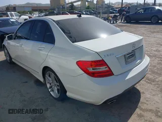2012 Mercedes-Benz C-Class C 250 Sport with VIN WDDGF4HB5CR223120, listed as a IAAI auction lot 42119994 with 158,098 mi miles. Bid and sale history available at carsss.com. Image 3.