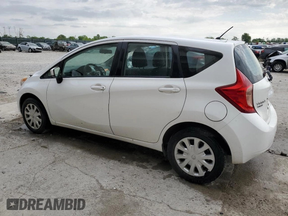 2015 Nissan Note S Plus with VIN 3N1CE2CP5FL448350, listed as a Copart auction lot 54602025 with 156,124 mi miles and Clean Title. Bid and sale history available at DreamBid. Image 2.