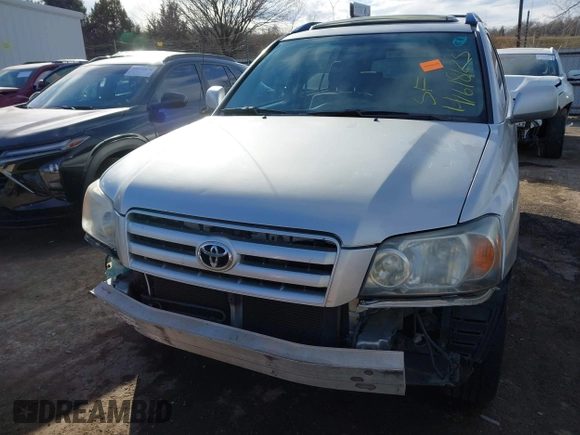 2006 Toyota Highlander with VIN JTEGD21A460133421, listed as a IAAI auction lot 41618125 with 202,454 mi miles and . Bid and sale history available at DreamBid. Image 6.