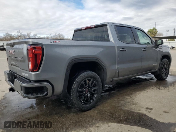 2021 GMC Sierra 1500 Elevation with VIN 1GTU9CED8MZ345170, listed as a Copart auction lot 44020005 with 45,566 mi miles and Clean Title. Bid and sale history available at DreamBid. Image 3.