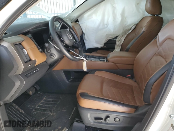 2024 Nissan Pathfinder Platinum z VIN 5N1DR3DK2RC225287, wystawiony jako Copart lot #89407945 z przebiegiem 20 991 mil mil oraz Szkoda całkowita • Salvage title. Historia ofert i sprzedaży dostępna na DreamBid. Obrazek 7.