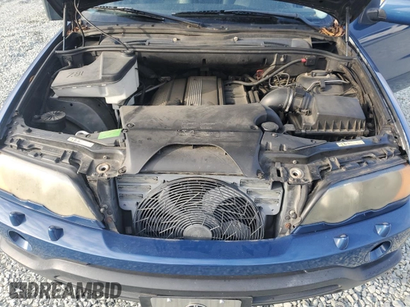 2001 BMW X5 3.0i with VIN WBAFA53521LP22241, listed as a Copart auction lot 79706624 with 145,145 mi miles and Salvage Title. Bid and sale history available at carsss.com. Image 13.