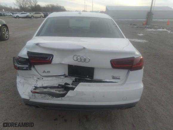 2016 Audi A6 3.0T Premium Plus with VIN WAUFGAFC9GN001624, listed as a IAAI auction lot 41096225 with NaN miles. Bid and sale history available at carsss.com. Image 16.