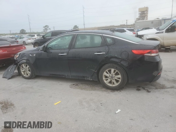 2016 Kia Optima LX with VIN 5XXGT4L36GG041728, listed as a Copart auction lot 50173395 with 153,485 mi miles and Salvage Title. Bid and sale history available at carsss.com. Image 2.