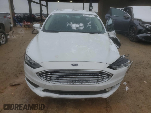 2017 Ford Fusion SE with VIN 3FA6P0HDXHR311384, listed as a Copart auction lot 45710435 with 117,200 mi miles and Salvage Title. Bid and sale history available at carsss.com. Image 5.