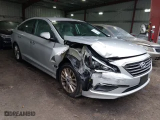 2015 Hyundai Sonata 2.4L Sport with VIN 5NPE34AF9FH194076, listed as a IAAI auction lot 41723593 with 96,118 mi miles. Bid and sale history available at carsss.com. Image 1.