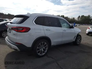 2020 BMW X5 xDrive40i with VIN 5UXCR6C04L9B36134, listed as a Copart auction lot 52220665 with 51,285 mi miles and Salvage title. Bid and sale history available at DreamBid. Image 3.