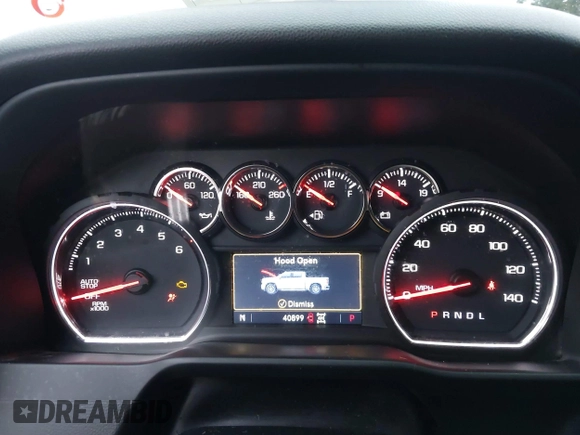 2019 Chevrolet Silverado 1500 RST with VIN 1GCRYEED4KZ310272, listed as a IAAI auction lot 41449375 with 40,899 mi miles and . Bid and sale history available at DreamBid. Image 7.