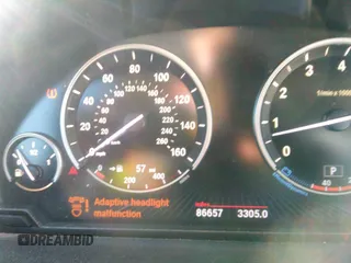 2015 BMW 5 Series 535i Gran Turismo xDrive with VIN WBA5M4C53FD184034, listed as a IAAI auction lot 34956880 with 86,657 mi miles and . Bid and sale history available at DreamBid. Image 7.