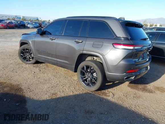 2024 Jeep Grand Cherokee with VIN 1C4RJYB65R8956514, listed as a IAAI auction lot 42014321 with 25,568 mi miles and . Bid and sale history available at DreamBid. Image 3.