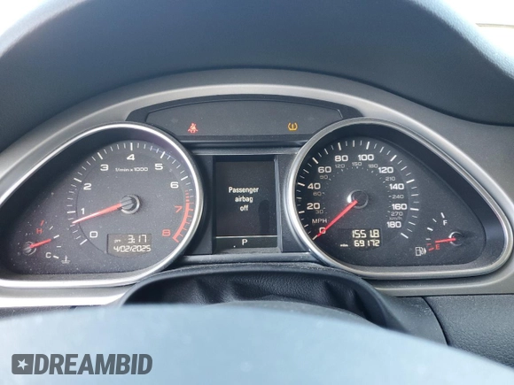 2015 Audi Q7 3.0T Premium with VIN WA1CGAFE3FD018294, listed as a Copart auction lot 51578385 with 69,172 mi miles and Salvage Title. Bid and sale history available at carsss.com. Image 9.