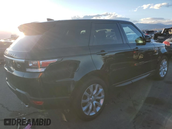 2017 Land Rover Range Rover Sport HSE with VIN SALWR2FK8HA666896, listed as a Copart auction lot 48310985 with 87,896 mi miles and Clean Title. Bid and sale history available at carsss.com. Image 3.