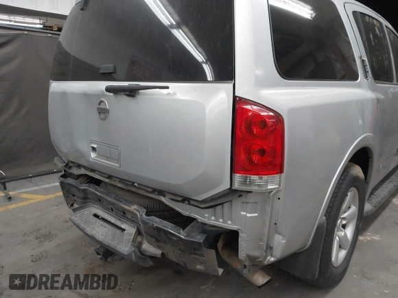 2008 Nissan Armada SE z VIN 5N1AA08C98N608867, wystawiony jako IAAI lot #42054139 z przebiegiem 214 433 mil mil oraz . Historia ofert i sprzedaży dostępna na DreamBid. Obrazek 6.