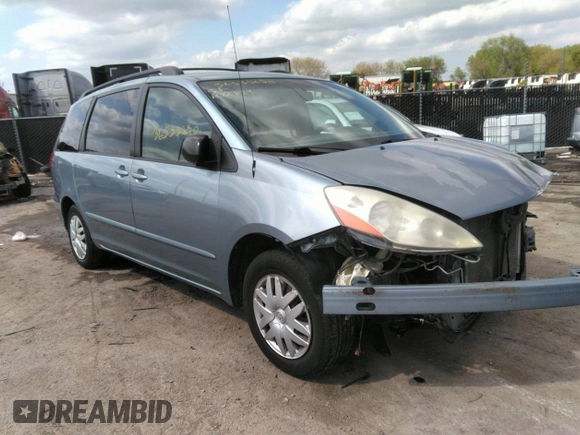 2006 Toyota Sienna CE with VIN 5TDZA23C46S456224, listed as a IAAI auction lot 36535650 with 224,139 mi miles and . Bid and sale history available at DreamBid. Image 12.