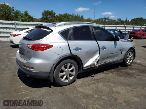 2008 Infiniti EX Journey z VIN JNKAJ09E68M303092, wystawiony jako Copart lot #48969755 z przebiegiem 158 868 mil mil oraz Szkoda całkowita • Salvage title. Historia ofert i sprzedaży dostępna na DreamBid. Obrazek 3.