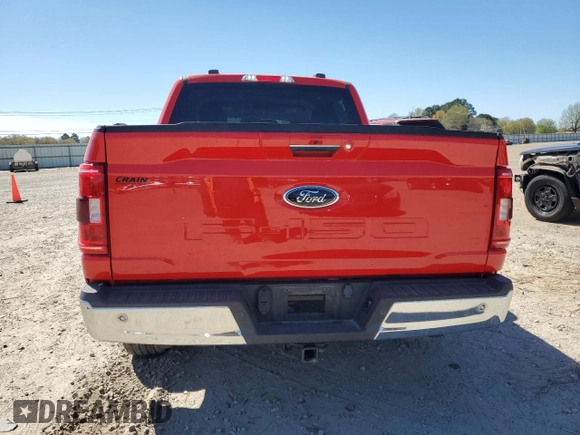 2021 Ford F-150 XL with VIN 1FTEW1C58MKD06889, listed as a Copart auction lot 50171705 with 88,932 mi miles and Salvage title. Bid and sale history available at DreamBid. Image 6.