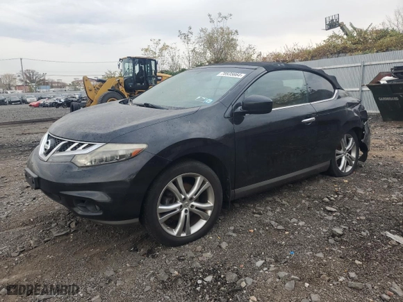 2011 Nissan Murano CrossCabriolet with VIN JN8AZ1FY0BW001618, listed as a Copart auction lot 78935664 with 140,662 mi miles and Clean Title. Bid and sale history available at carsss.com. Image 1.
