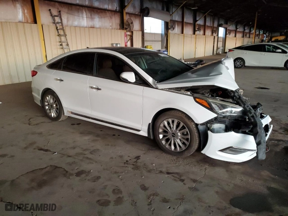 2015 Hyundai Sonata 2.4L Limited with VIN 5NPE34AFXFH178517, listed as a Copart auction lot 41923475 with 0 mi miles and Salvage Title. Bid and sale history available at carsss.com. Image 4.