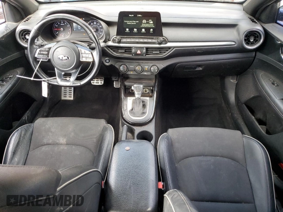 2021 Kia Forte GT-Line with VIN 3KPF34AD4ME318985, listed as a Copart auction lot 59023575 with 94,572 mi miles and Salvage title. Bid and sale history available at DreamBid. Image 8.