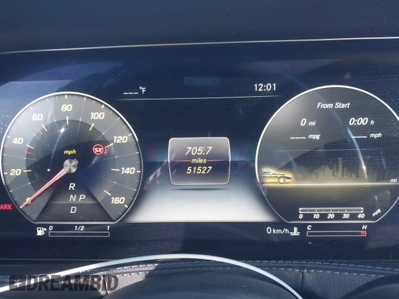 2020 Mercedes-Benz S-Class S 560 with VIN W1KUG8DBXLA558949, listed as a IAAI auction lot 41384879 with 51,527 mi miles. Bid and sale history available at carsss.com. Image 7.