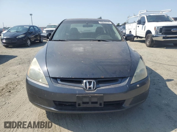 2003 Honda Accord EX z VIN 1HGCM66543A049077, wystawiony jako Copart lot #59642315 z przebiegiem 243 762 mil mil oraz Czysty tytuł • Clean title. Historia ofert i sprzedaży dostępna na DreamBid. Obrazek 5.