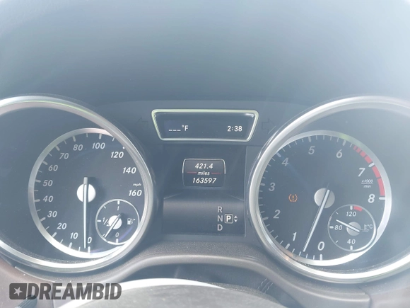 2015 Mercedes-Benz M 350 with VIN 4JGDA5JB2FA604188, listed as a IAAI auction lot 42544343 with 163,597 mi miles and . Bid and sale history available at DreamBid. Image 7.