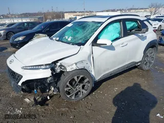 2022 Hyundai Kona Limited with VIN KM8K5CA34NU902151, listed as a IAAI auction lot 41413001 with NaN miles. Bid and sale history available at carsss.com. Image 16.