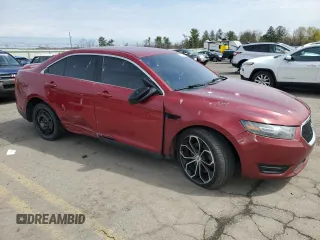 2015 Ford Taurus SHO z VIN 1FAHP2KT0FG182838, wystawiony jako Copart lot #53077535 z przebiegiem 135 857 mil mil oraz Szkoda całkowita • Salvage title. Historia ofert i sprzedaży dostępna na DreamBid. Obrazek 4.