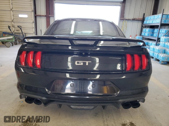 2018 Ford Mustang GT with VIN 1FA6P8CF0J5116524, listed as a Copart auction lot 45569095 with 71,050 mi miles and Salvage Title. Bid and sale history available at carsss.com. Image 6.