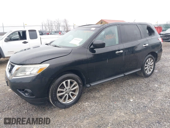 2013 Nissan Pathfinder SV with VIN 5N1AR2MM5DC646315, listed as a IAAI auction lot 41866616 with 150,978 mi miles. Bid and sale history available at carsss.com. Image 17.